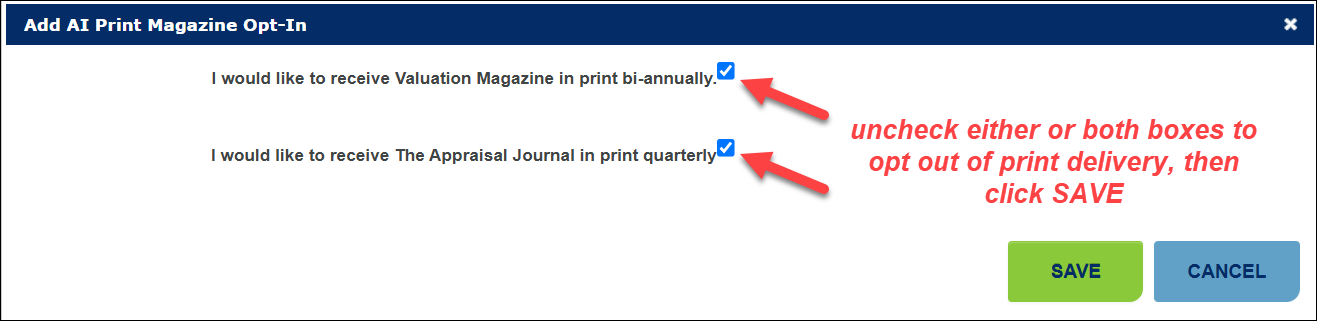 How do I update My Print Subscriptions? – Support Center